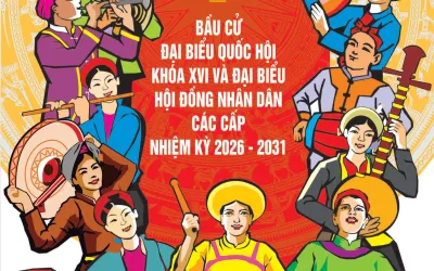 Nhiệt liệt chào mừng Ngày bầu cử đại biểu Quốc hội khóa XVI và đại biểu Hội đồng nhân dân các cấp nhiệm kỳ 2026 - 2031!