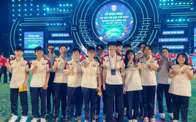 TRƯỜNG THPT TRỊ AN THAM DỰ LỄ KHAI MẠC ĐẠI HỘI TDTT THÀNH PHỐ ĐỒNG NAI LẦN THỨ I - NĂM 2026