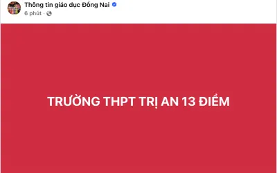 Điểm chuẩn thi tuyển sinh vào lớp 10 năm học 2026 - 2027