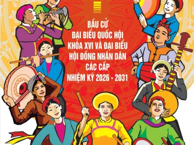 Nhiệt liệt chào mừng Ngày bầu cử đại biểu Quốc hội khóa XVI và đại biểu Hội đồng nhân dân các cấp nhiệm kỳ 2026 - 2031!