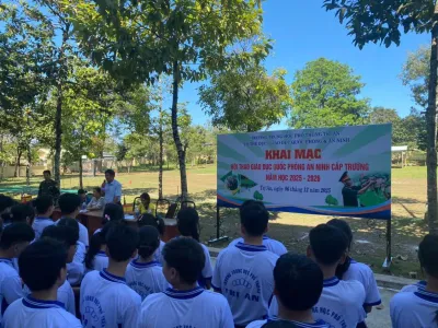 TRƯỜNG THPT TRỊ AN TỔ CHỨC HỘI THAO GDQP-AN CẤP TRƯỜNG NĂM HỌC 2025 – 2026