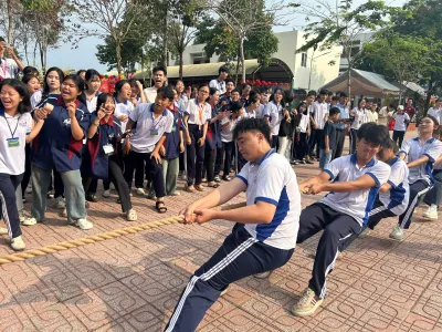 Một số hoạt động trong Hội xuân năm 2026 của trường THPT Trị An