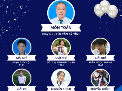 VINH DANH GIÁO VIÊN VÀ HỌC SINH ĐẠT THÀNH TÍCH CAO TẠI KỲ THI HỌC SINH GIỎI VÀ HỘI THI KHOA HỌC KỸ THUẬT CẤP TỈNH NĂM HỌC 2025-2026