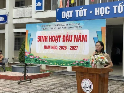 SINH HOẠT ĐẦU NĂM HỌC – KHỞI ĐẦU MỘT HÀNH TRÌNH MỚI