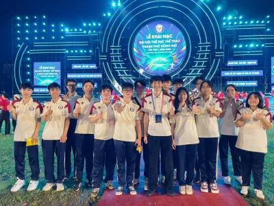 TRƯỜNG THPT TRỊ AN THAM DỰ LỄ KHAI MẠC ĐẠI HỘI TDTT THÀNH PHỐ ĐỒNG NAI LẦN THỨ I - NĂM 2026