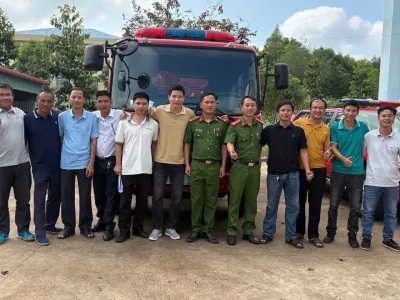 NÂNG CAO KỸ NĂNG PCCC & CNCH CHO ĐỘI PCCC CƠ SỞ